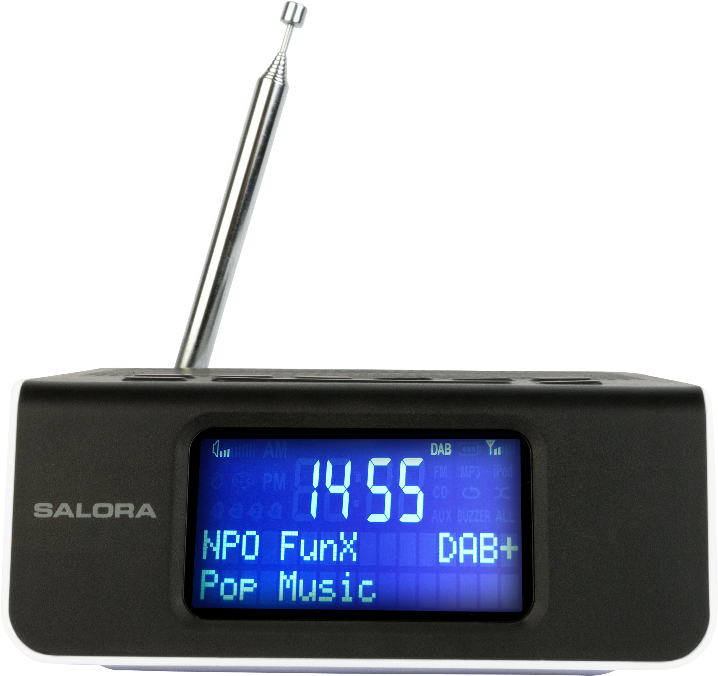 Jpg Original - Salora Cru628dab - Klokradio (2652x2652), Png Download