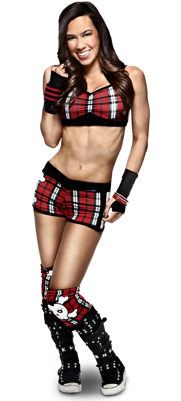 Hd Wallpaper And Background Photos Of Aj Lee *hq* For - Aj Lee Red Outfit (680x1548), Png Download