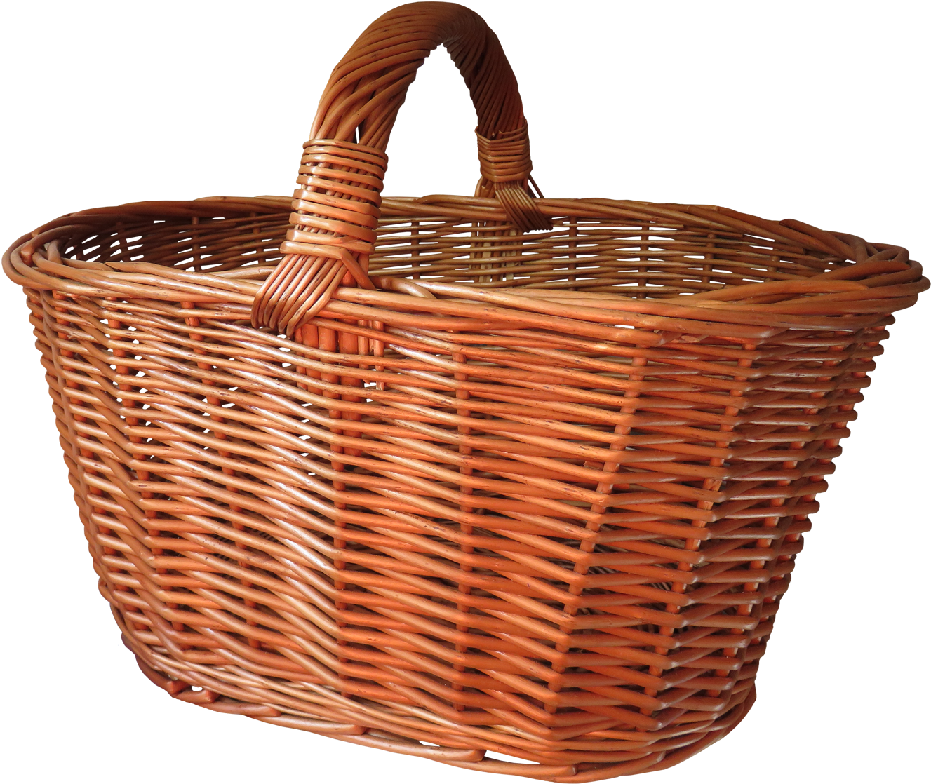 Shopping Basket Png Image - Basket Png (1400x1194), Png Download