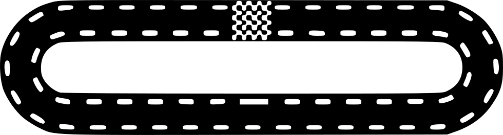 F Race Circuit Motorsport Formula Track Racing Comments - Dibujo Pista De Carreras (980x264), Png Download