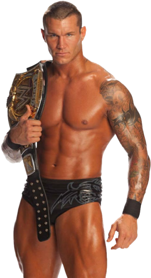 Wwe Randy Orton New Hd Desktop Wallpapers - Randy Orton Wwe Champion 2009 (318x550), Png Download