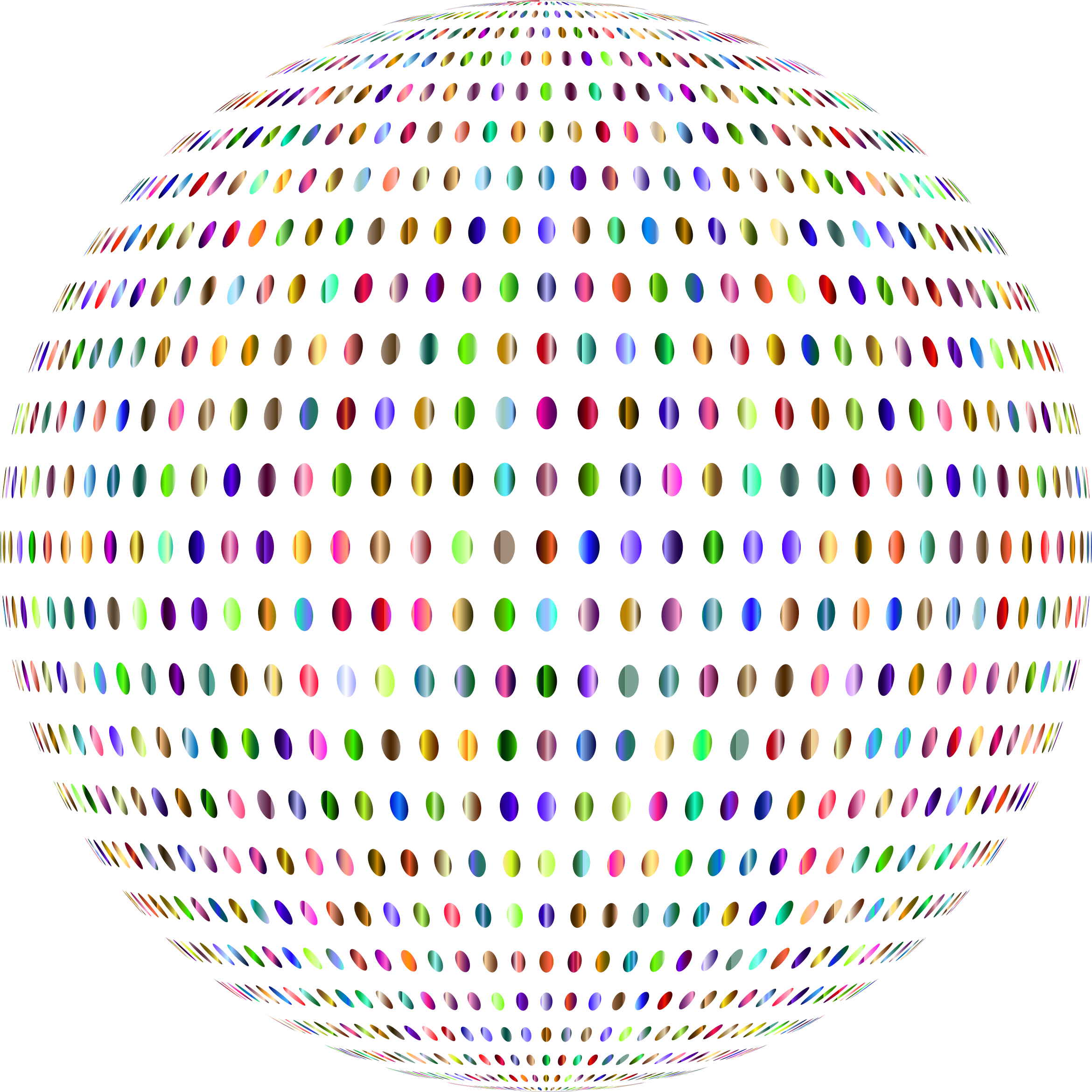 This Free Icons Png Design Of Prismatic Polka Dots (2340x2340), Png Download