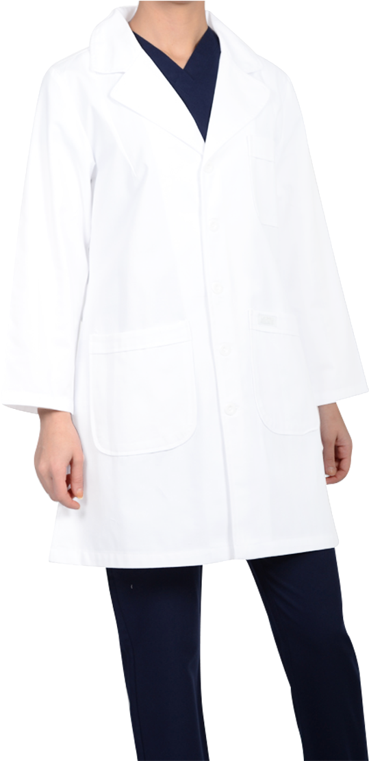 Leo Med Lfl-2430 Lab Coat (870x1110), Png Download