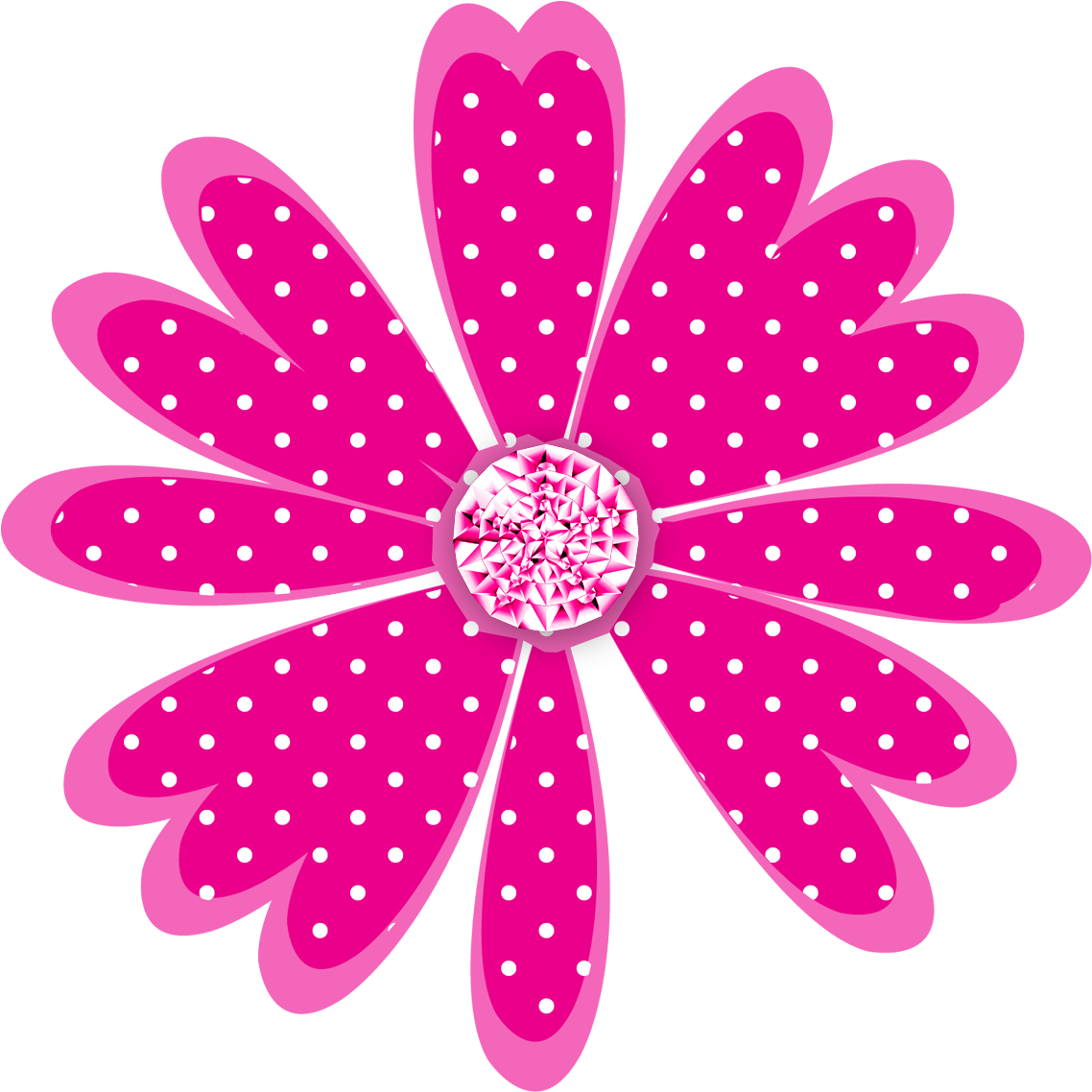 Polka Dot Daisy Pink B - Carlisle Cathedral (1302x1326), Png Download