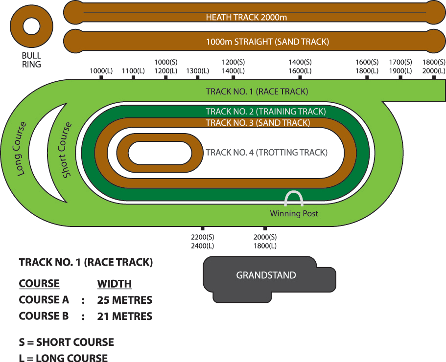Race Tracks - Selangor Turf Club (911x740), Png Download