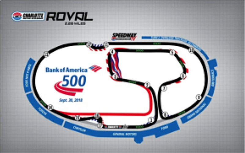 Playoff Drama Will Be At An All-time High This Fall - Bank Of America Roval 400 (800x800), Png Download