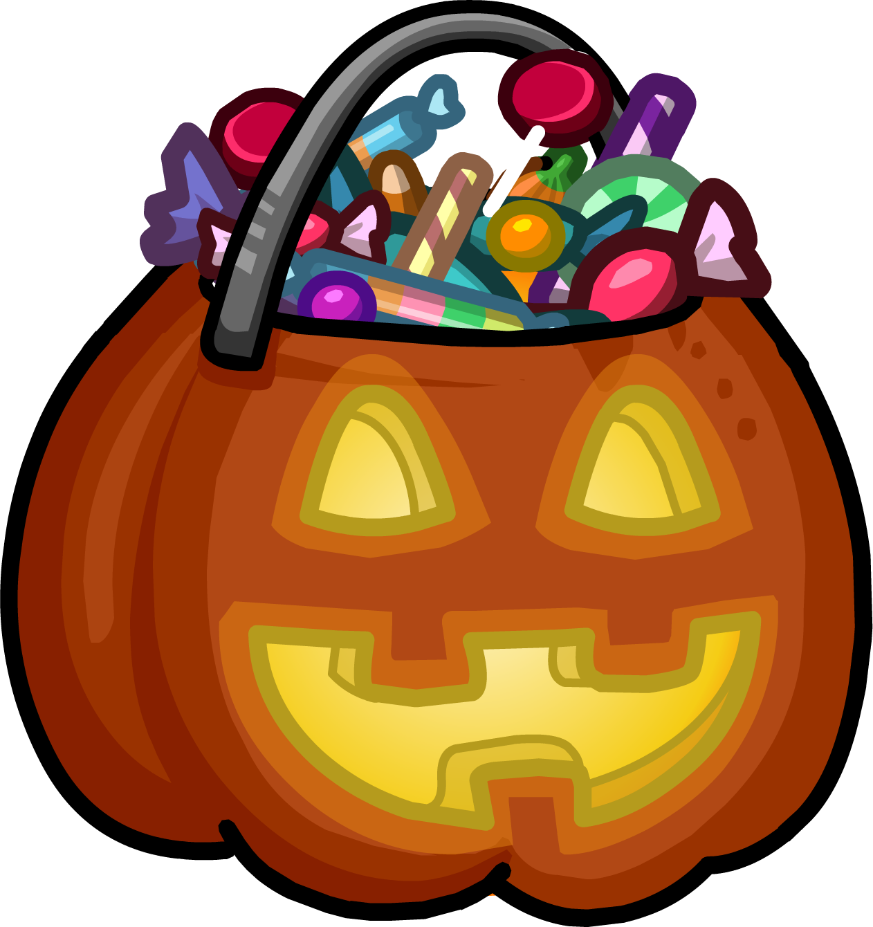 Trick Or Treat Basket - Trick Or Treat Bag Png (1262x1340), Png Download