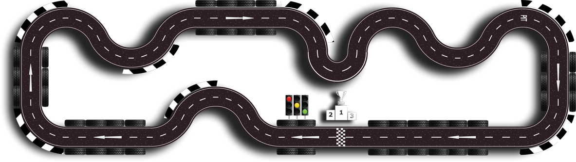 Hot Wheels Track Png (1183x334), Png Download