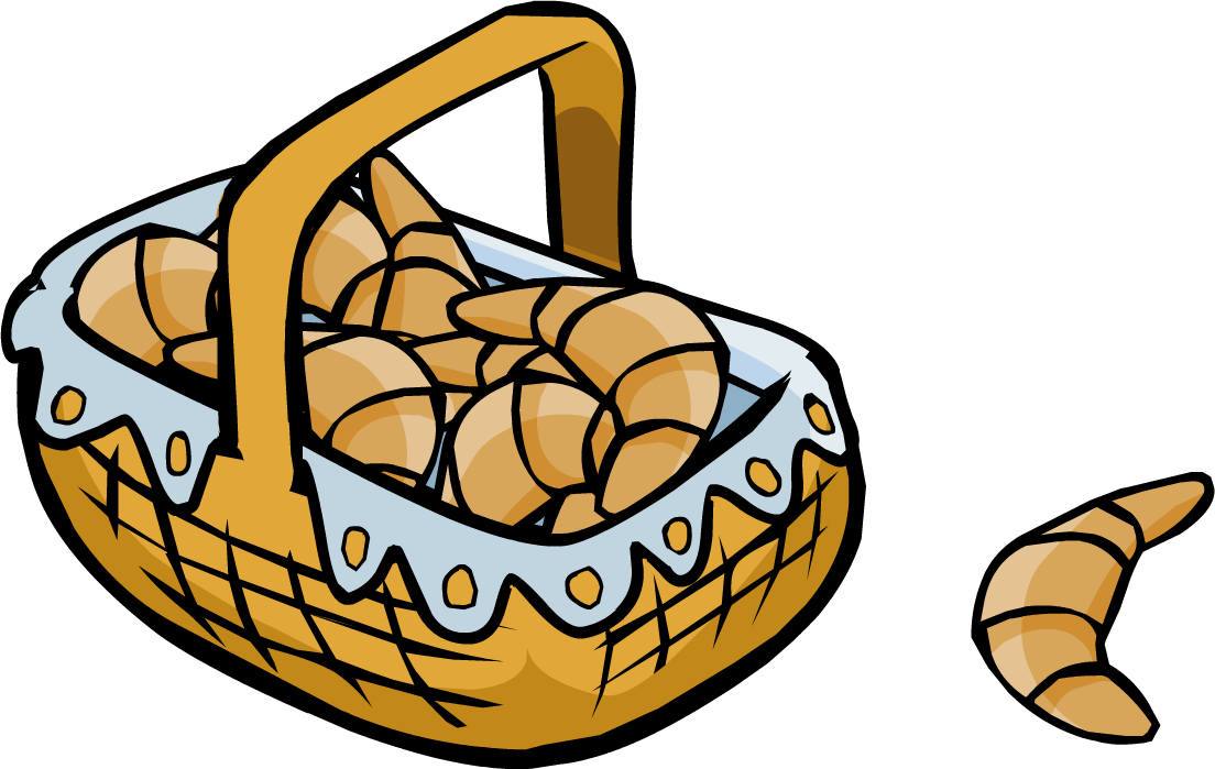 Fairy Fables Croissant Basket - Club Penguin Basket (1104x699), Png Download
