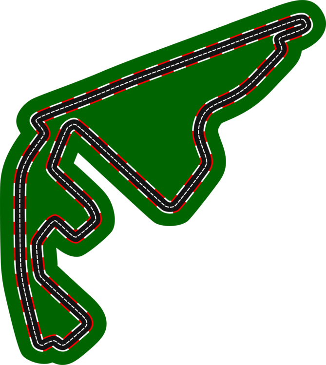 Yas Marina Circuit Formula 1 Auto Racing Race Track - Formula 1 (669x749), Png Download