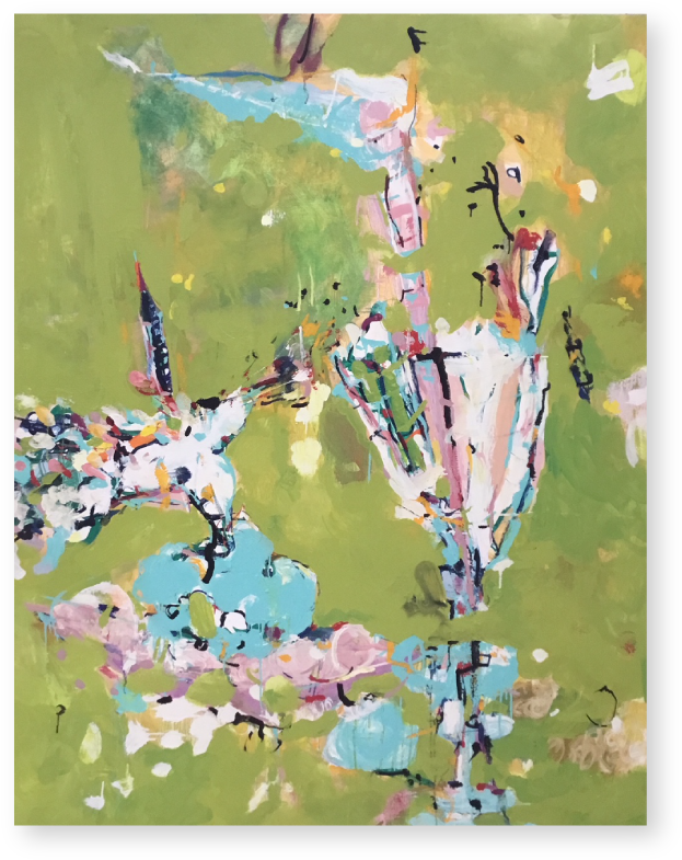 Blustery Spring • Oil On Linen • 48 X 60 Inches • Fg138493 - Painting (1532x868), Png Download