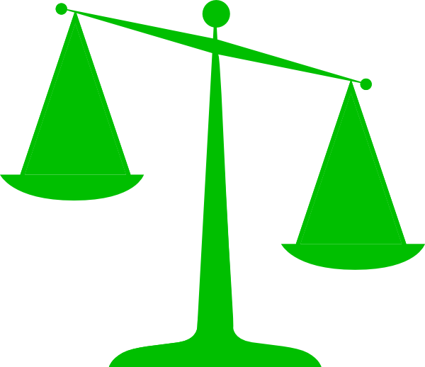 How To Set Use Scales Of Justice Clipart (600x518), Png Download