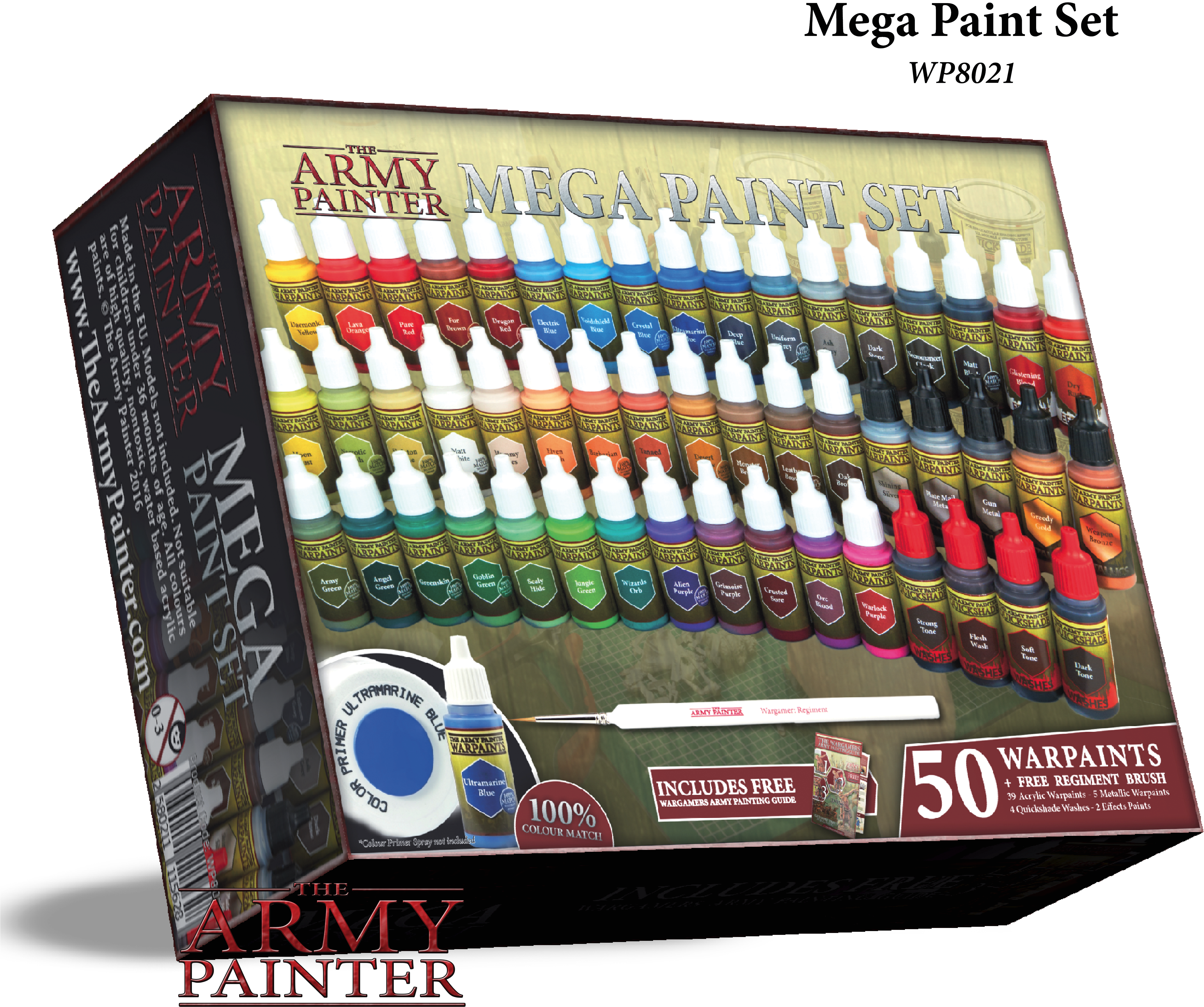 Wpmega - Army Painter - Warpaints Mega Paint Set Iii (5334x5334), Png Download