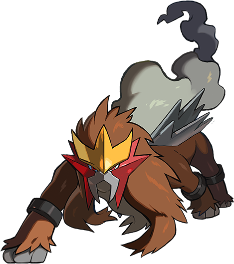 Entei And Raikou Are The Latest Pokémon Featured In - Entei Pokemon Go (580x580), Png Download