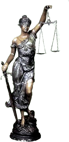 Blind Lady With Justice Scale Tattoo Design - Greek Goddess Themis (274x489), Png Download