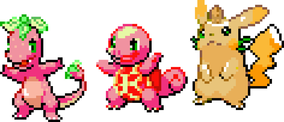 Pokemon Sweet - Pixel Art (1180x510), Png Download