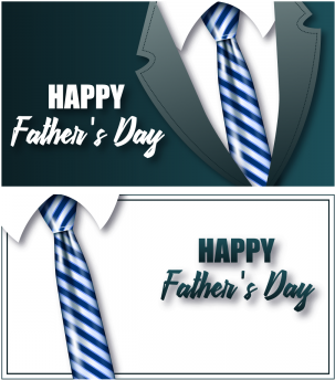 Card Or Greeting Card Father's Day, Day, Father, Happy - Tarjeta Dia Del Padre En Vector (360x360), Png Download