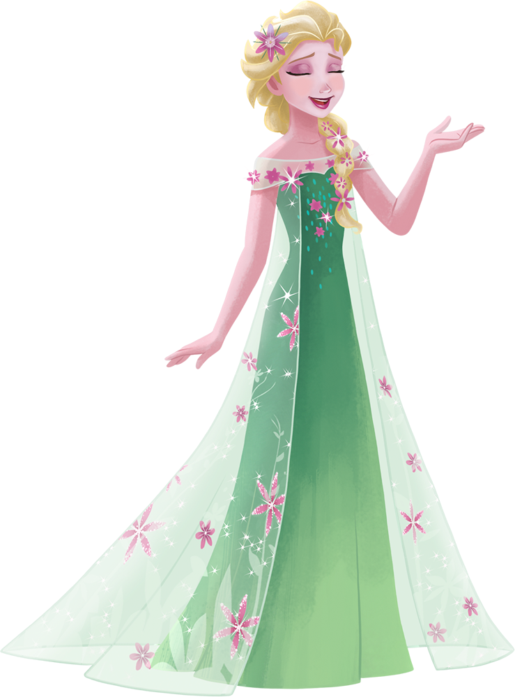 Elsa 1 - Disney Princess Frozen Fever (739x1000), Png Download