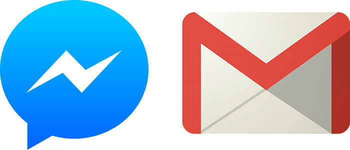 Facebook Messenger Chatbots Email Marketing - Gmail (700x300), Png Download