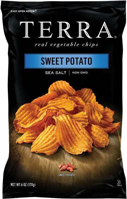 Sweet Potato With Sea Salt - Sweet Potato Chips Sea Salt (444x700), Png Download
