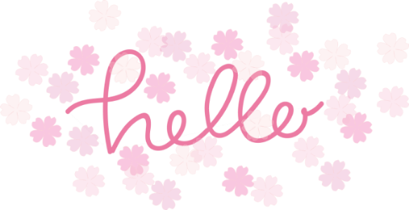 Hello Cherry Blossoms (583x300), Png Download