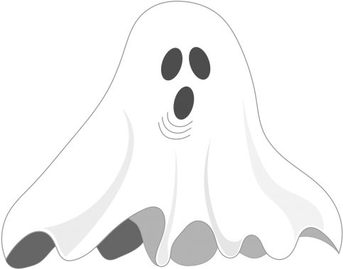 Ghost Png Transparent Image - Ghost Png (500x388), Png Download