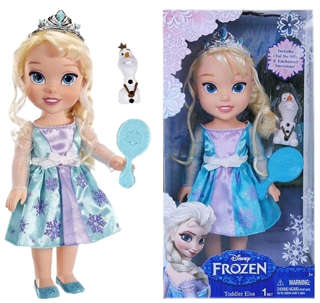 Princess Elsa Toddler Doll - Toddler Elsa Doll (500x500), Png Download
