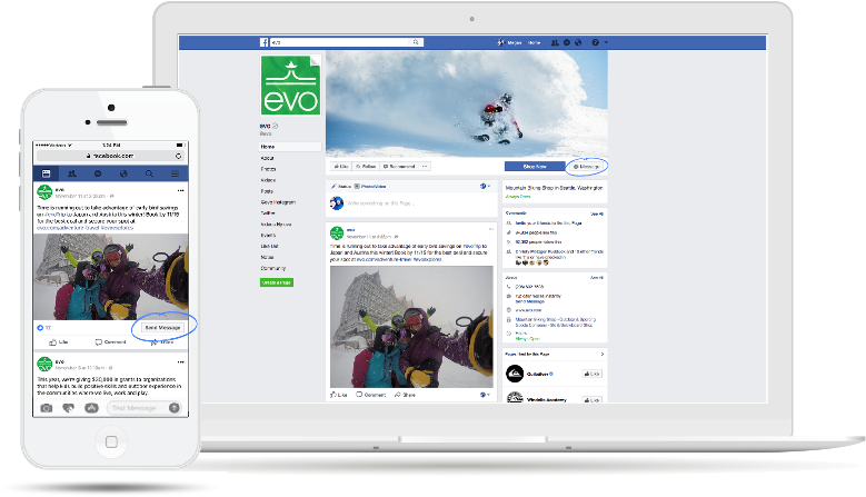 Facebook Messenger (800x456), Png Download