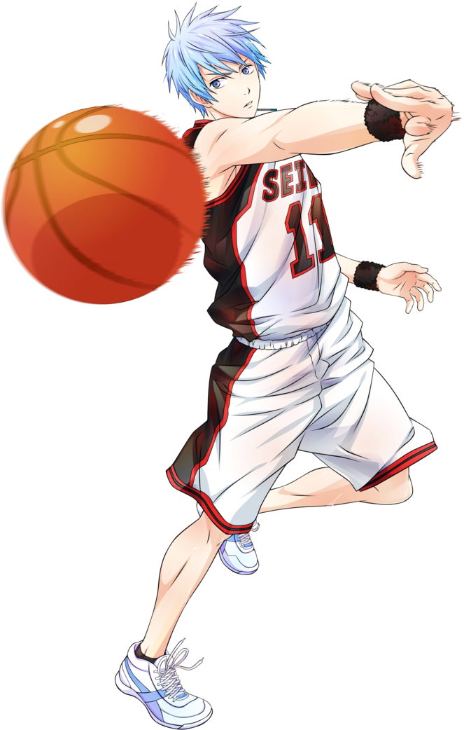 Kuroko No Basket Tetsuya Kuroko Render By Forevergikwang-d58ywos - Kuroko No Basket Basketball Anime Manga Art 32x24 Print (731x1093), Png Download