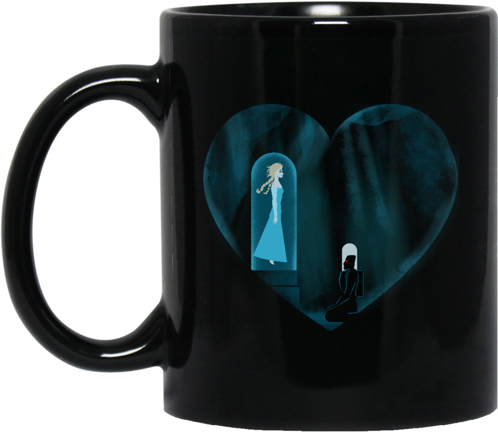 Frozen Elsa Mug Heart Of Ice Coffee Mug Tea Mug - Mug (1024x1024), Png Download