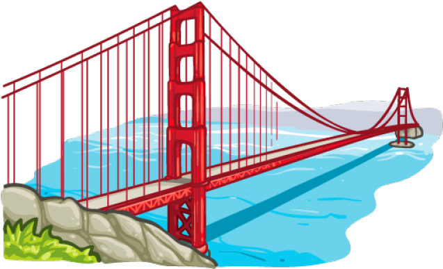 Gate Free On Dumielauxepices Net Red Bridge - Golden Gate Bridge (640x480), Png Download