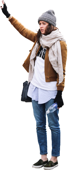 Cutout Women Standing People Cutout, Cut Out People, - Woman Standing Cutout (493x720), Png Download
