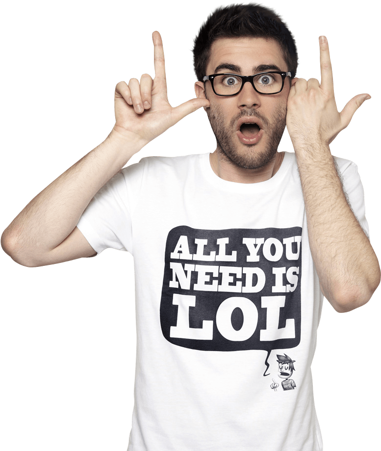 Cyprien Standing Png - All You Need Is Lol (776x927), Png Download
