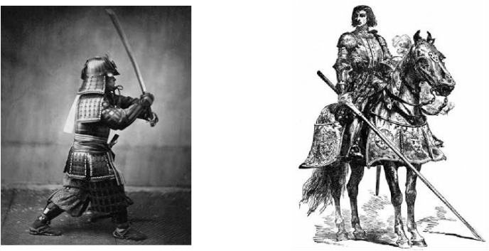 Knowing That Samurai's Specialize In Swords In A Sword - Knight In Medieval Time (688x353), Png Download