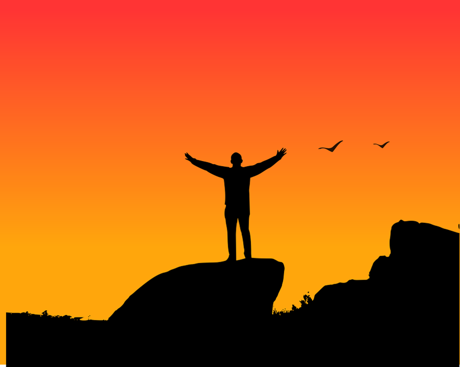 Download Person Standing On Rock Clipart Person Person - Days Of Awe 2017 (899x718), Png Download