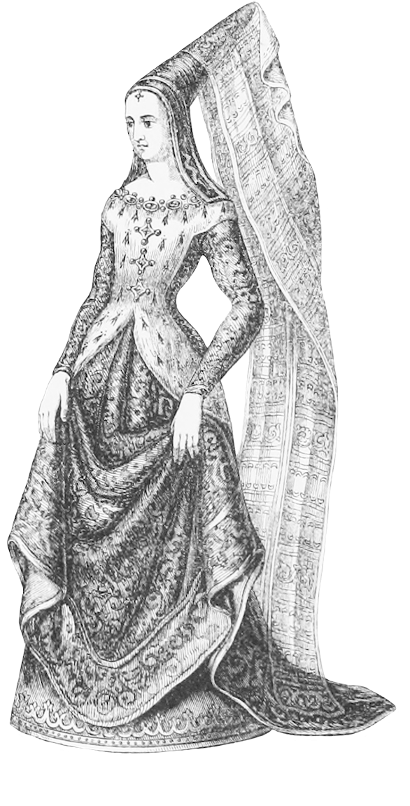 Medieval Lady - Medieval Lady Png (706x1181), Png Download