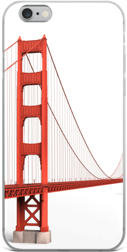 Golden Gate Bridge Graphic (600x600), Png Download