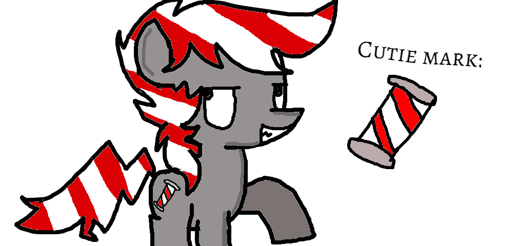 Barbershop Pool Pony By Kittydoseminecraft On Clipart - Cartoon (1006x480), Png Download