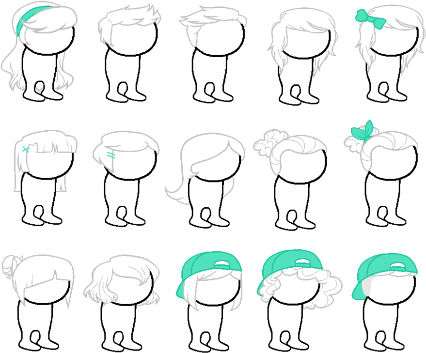 More Homestuck Hair Sprites By Caecii Art Base, I'm - Homestuck Sprite Base Hair Vk (900x752), Png Download