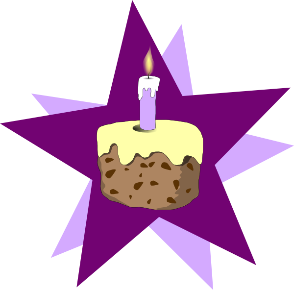 Banner Freeuse Library Bakery At Getdrawings Com Free - Purple Birthday Cake Clip Art (600x592), Png Download
