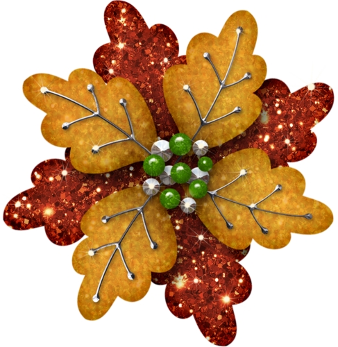 Lliella Xcheer Flower3 - Merry Christmas Stars & Decorations Stationery (487x500), Png Download