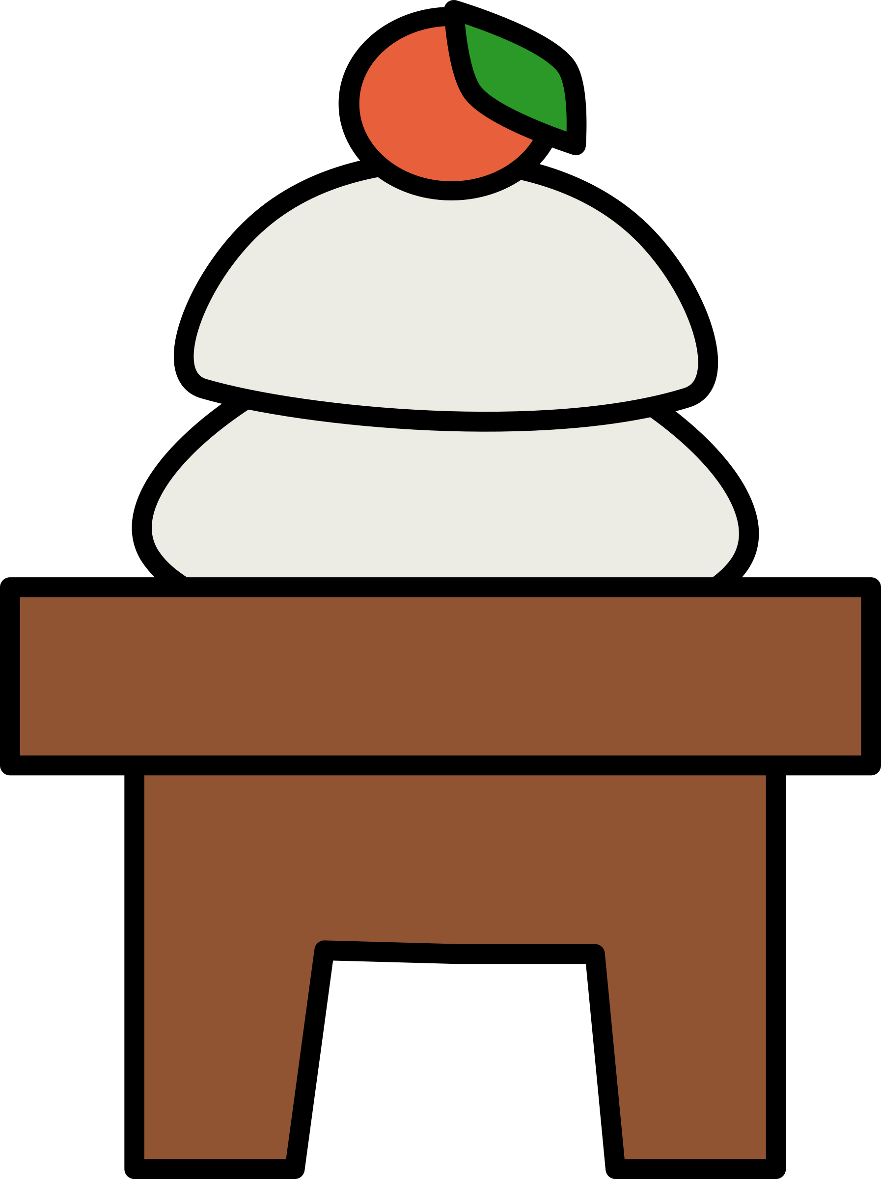 This Free Icons Png Design Of Kagami Mochi (1794x2400), Png Download