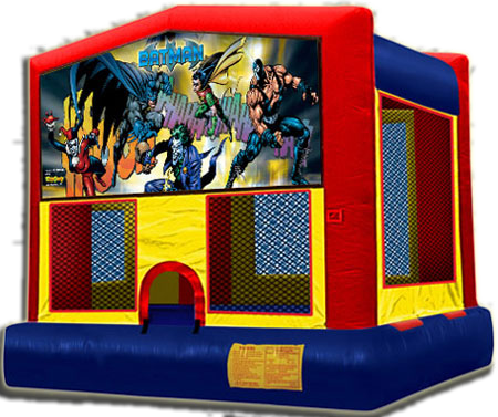 Batman-png - Spiderman Bounce House (450x377), Png Download