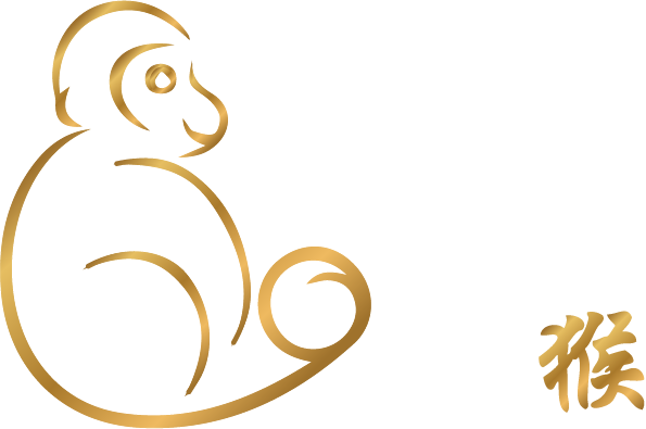Happy New Year - Monkey Tattoo (595x395), Png Download