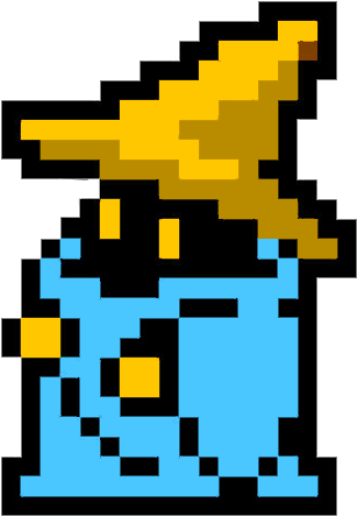 Final Fantasy - He Man Black Mage (364x516), Png Download