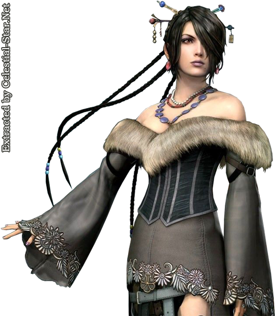 Members - Final Fantasy Lulu Cosplay Wig (572x650), Png Download