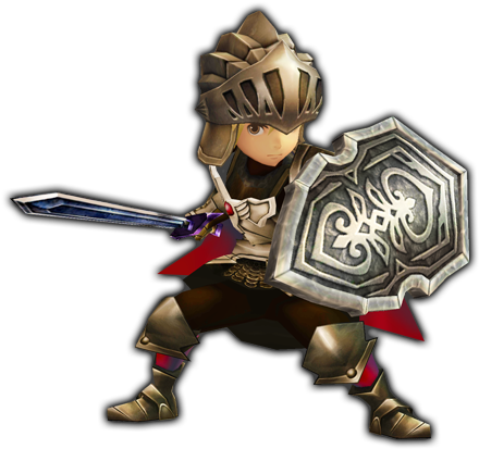 Ffe Knight - Final Fantasy Knight (448x418), Png Download