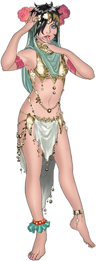 Final Fantasy Art Dancer - Barbara Final Fantasy Dimensions (250x535), Png Download