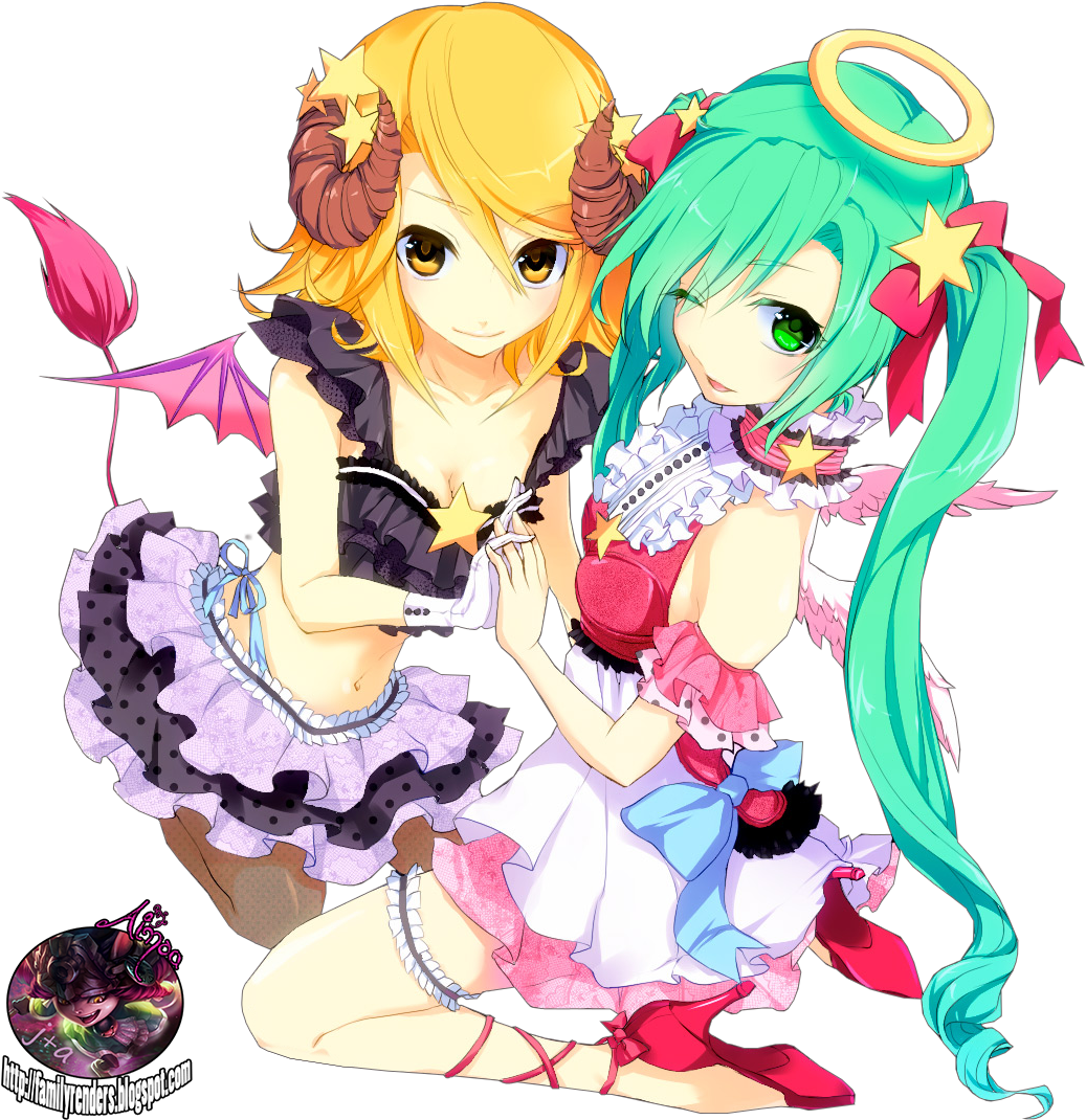 Best Friends Vocaloid (1085x1132), Png Download