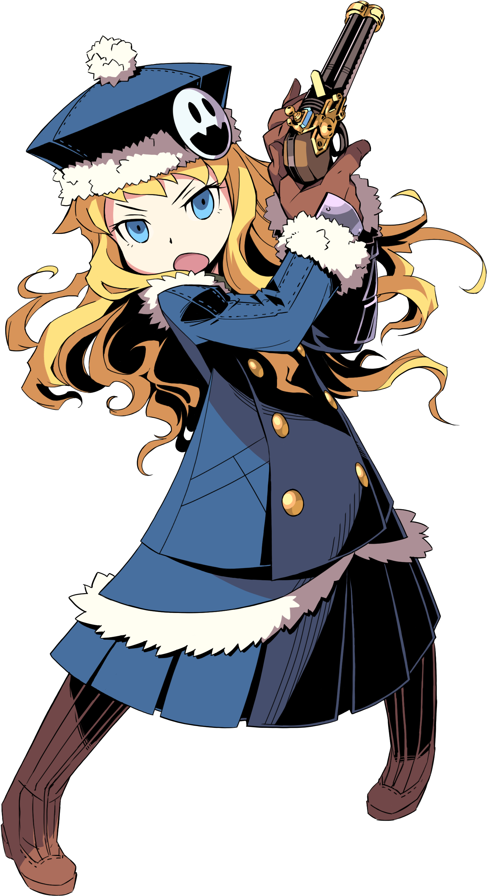 Click To Expand - Female Gunner Etrian Mystery Dungeon (3500x4093), Png Download